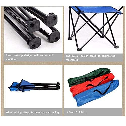 PAVITYAKSH BEACH CHAIR BIG Portable Folding Chair Picnic Outdoor Camping Chairs Garden Picnic Travelling Lawn Patio Chair with Arm Rest Cup Holder and Carrying Bag - Image 4