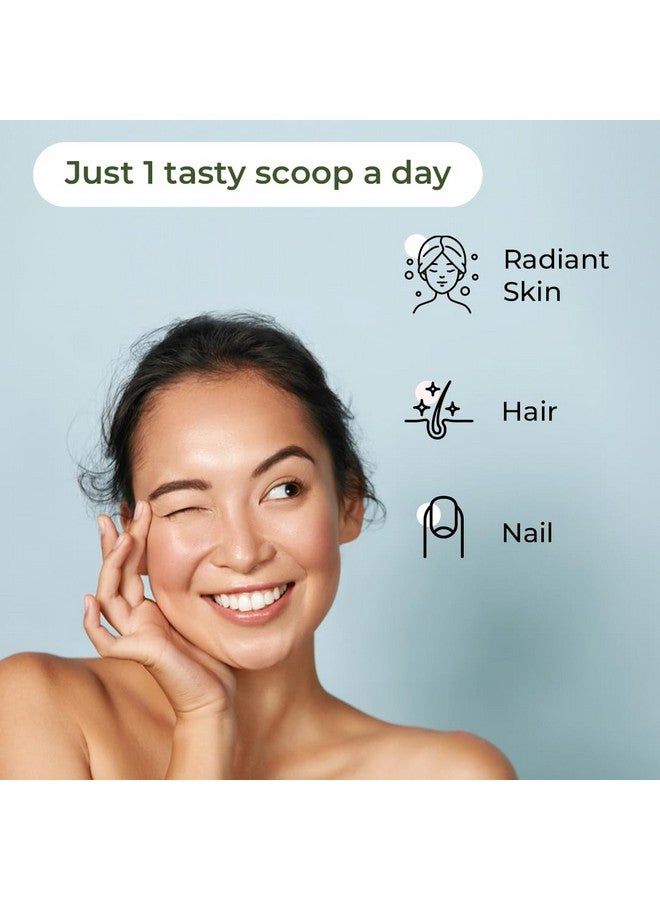 Rooted Actives Plant Based Collagen Supplement, 250 G | Tremella Mushrooms, Biotin, Silica, Vit C & 17 Beauty Boosters | No Sugar | Collagen Booster | Collagen Supplements For Women & Men - Image 4