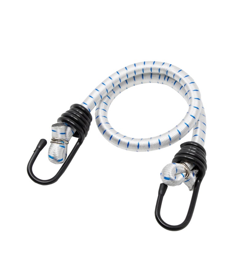 Kotap حبال بونجي متعددة الاستخدامات الثقيلة كوتاب VBC-24WHT مع خطافات، 24 بوصة، بيضاء (عبوة 10)  - Image 3