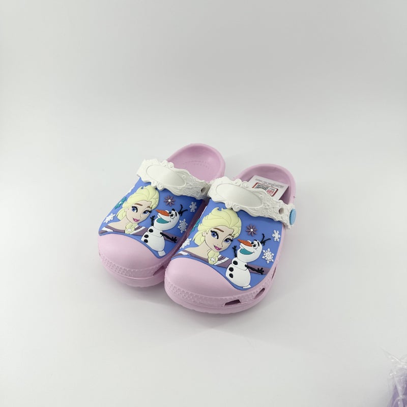 New Girls Croc Shoes Summer Elsa Princess Kids Sandals Girls Children'S Slippers Women - Image 2
