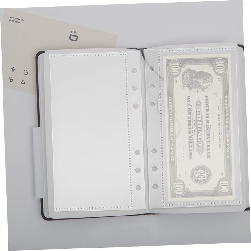 5Pcs Clear PP Budget Binder Inserts Dividers for Cash Management and Planning - Image 4