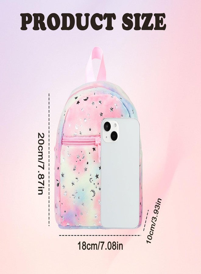 WisePoint Cute Mini Backpacks, Plush Backpack Small Backpacks for Women and Girls, Womens Small Backpack Tiny Backpack Purse (style 2) - Image 2