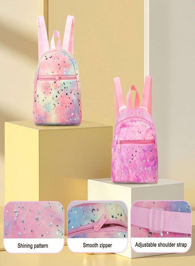 WisePoint Cute Mini Backpacks, Plush Backpack Small Backpacks for Women and Girls, Womens Small Backpack Tiny Backpack Purse (style 2) - Image 3