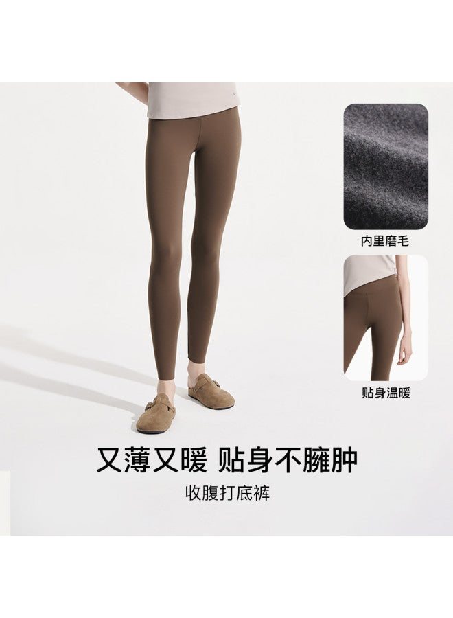 ubras Soft Air-Layer Brushed Tummy Control Leggings, Slimming, Comfortable, Wearable As Outerwear, Women'S Tight Pants - Image 5