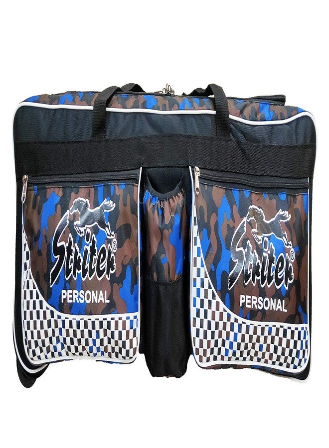 Striter® Cricket Kit Travel Duffel Bag with Rolling Wheels - Large 38 Inch Heavy Duty - Blue - Image 4