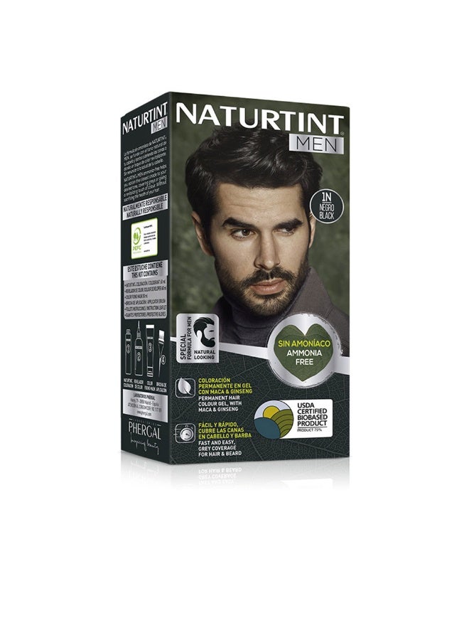 ناتشورتينت صبغة شعر ناتورتينت للرجال خالية من الأمونيا - أسود 1N - Image 1