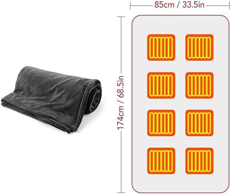 Goreem Thermal Heating Shawl Insulated Heating Scarf with 3 Level Temperature Setting Cold-Proof Men/Women Winter Heating Wraps Pad for - Image 1