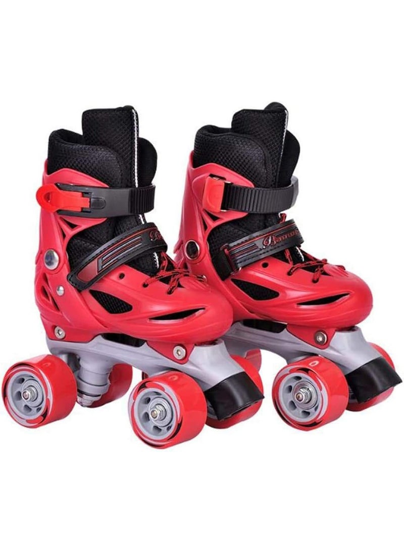 Generic - Double row roller skates  Fast Comfortable and Stylish Skates 4 wheels shoes - Image 1