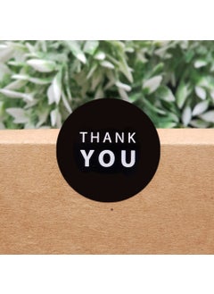 Bimotif Sticker, thank you, black, 3.2 cm 2 pages  - Image 1