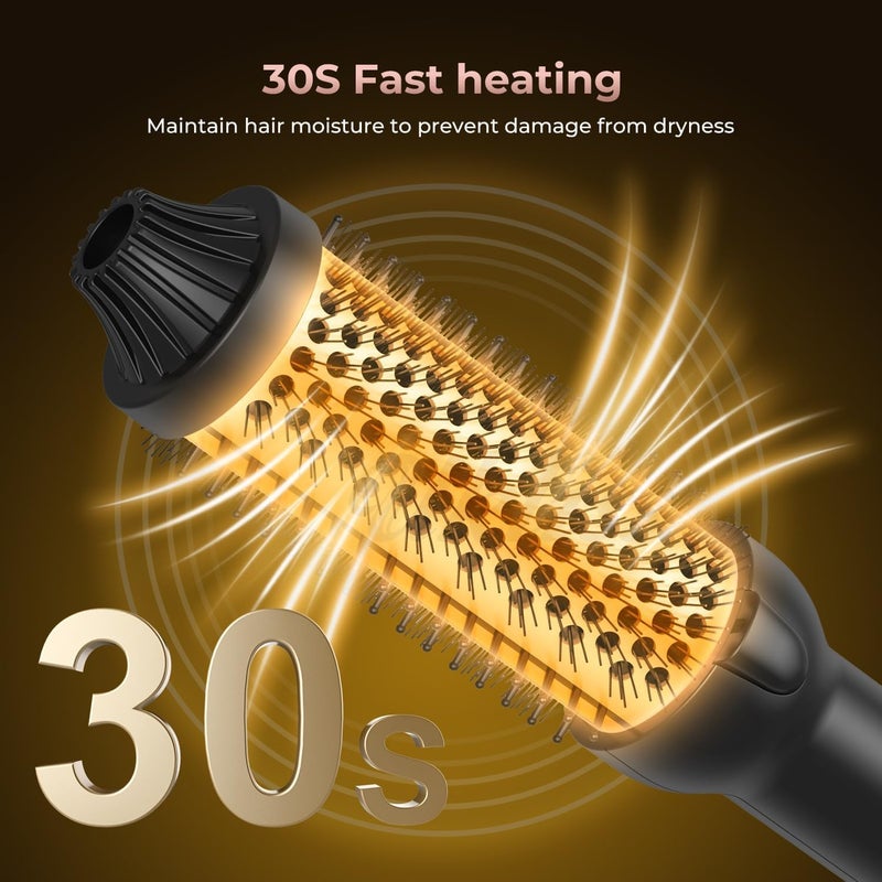 KASTWAVE Hot Air Curling Iron Electric Curling Comb,Dual Use Hair Styling Tool for Curling and Straightening, Fast Heating, Salon Quality, Easy to Use Household Hair Curler Straightener Comb - Image 5