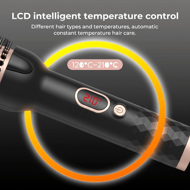 KASTWAVE Hot Air Curling Iron Electric Curling Comb,Dual Use Hair Styling Tool for Curling and Straightening, Fast Heating, Salon Quality, Easy to Use Household Hair Curler Straightener Comb - Image 4
