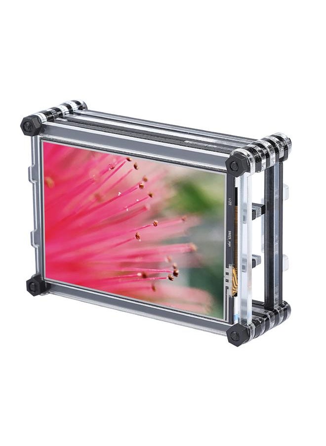 Thoraya 3.5 inch TFT LCD Resistive Touch Screen Display   Acrylic Case for Raspberry Pi 3B+  - Image 5