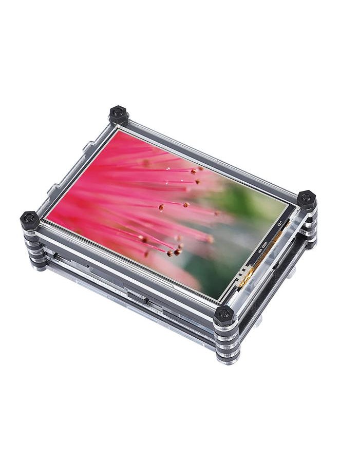 Thoraya 3.5 inch TFT LCD Resistive Touch Screen Display   Acrylic Case for Raspberry Pi 3B+  - Image 3