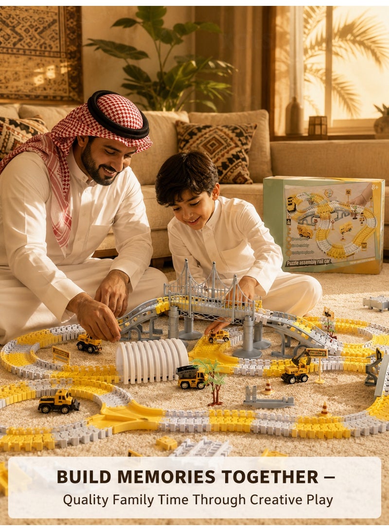 Electric Flexible Track Train Toy for Kids 3+ and Family – Detachable, Safe, Enhances Creativity & Logical Thinking - Image 1