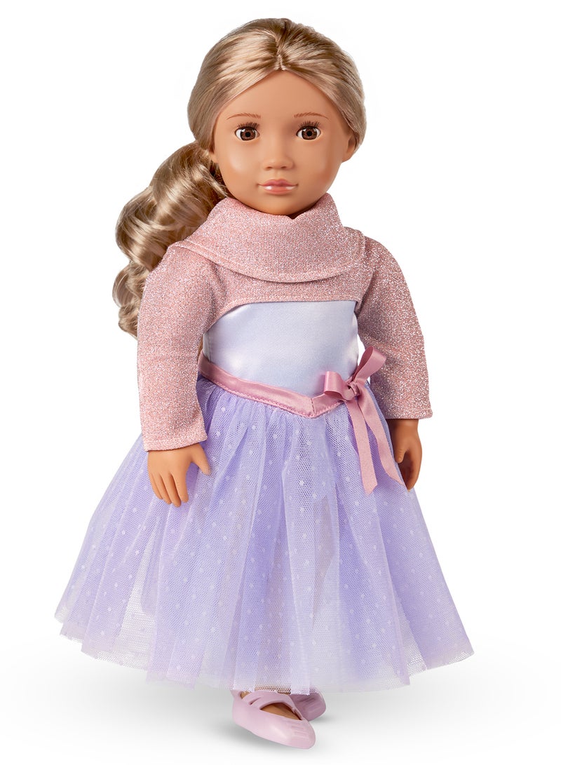 Our Generation Doll With Ballerina Dress & Sweater Jillie  - Image 3