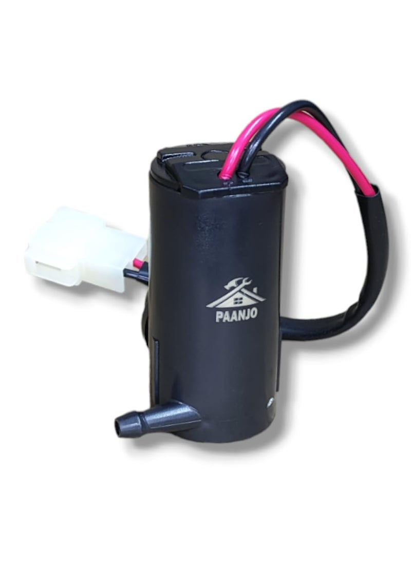PAANJO PAANJO Front Windshield Wiper Washer Spray Pump Motor for Hyundai Santro OEM Ref Part no9851002000  - Image 3