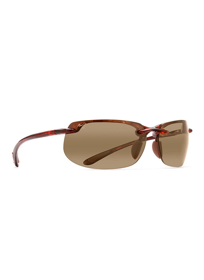 MAUI JIM Unisex Rectangle Sunglasses - MJH412N-10 70 - Lens Size: 70 Mm  - Image 1