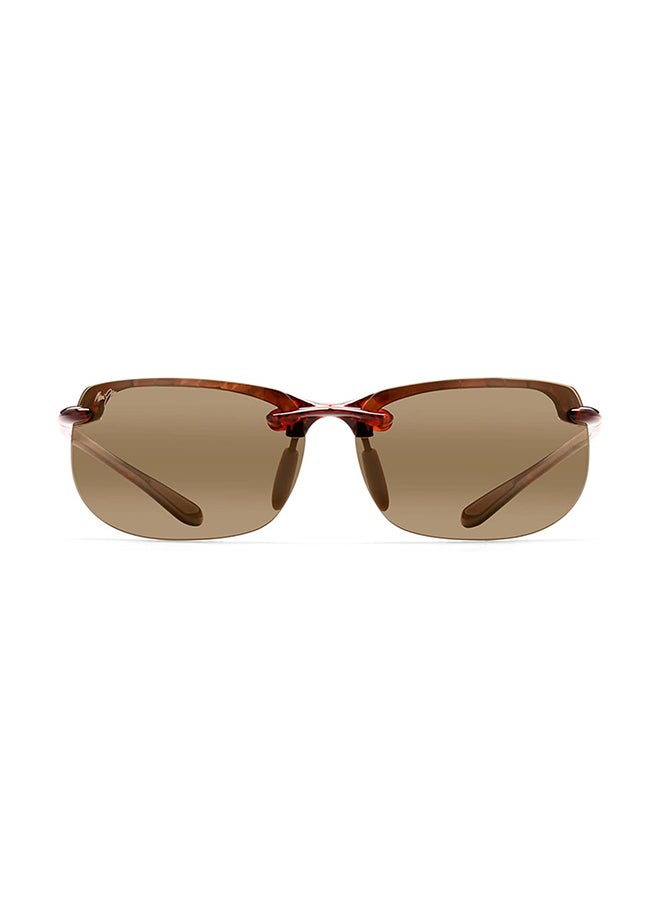 MAUI JIM Unisex Rectangle Sunglasses - MJH412N-10 70 - Lens Size: 70 Mm  - Image 2