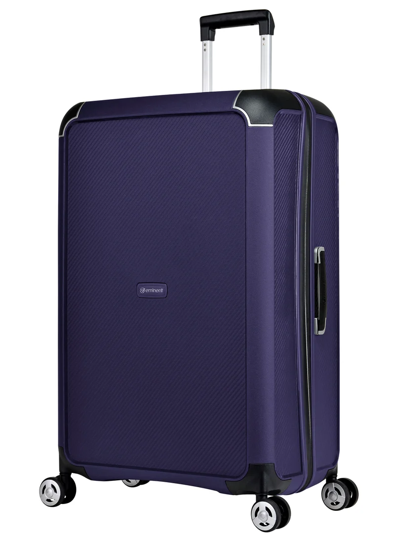 إيمينينت Champion Hard Case Travel Bags Trolley Luggage Sets of 3 Polypropylene Lightweight 4 Quiet Double Spinner Wheels Suitcase With TSA Lock B0002 Purple