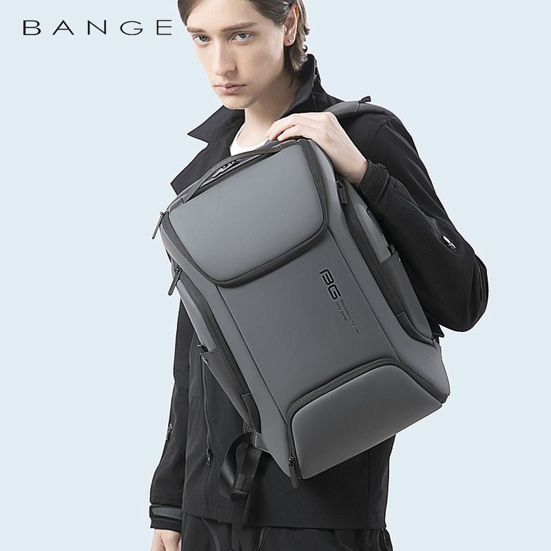 بانجي حقيبة ظهر رجالية للأعمال من BANGE، سعة كبيرة للحاسوب المحمول - Image 3