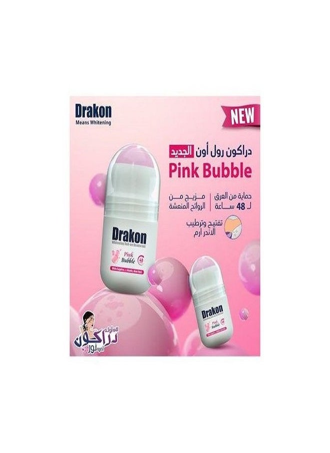 DRAKON - Whitening Roll-on Deodorant Pink Bubble 50ml - Image 1