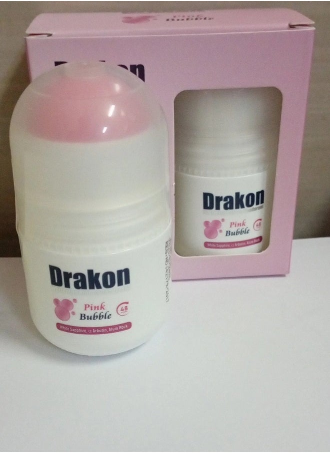DRAKON - Whitening Roll-on Deodorant Pink Bubble 50ml - Image 1