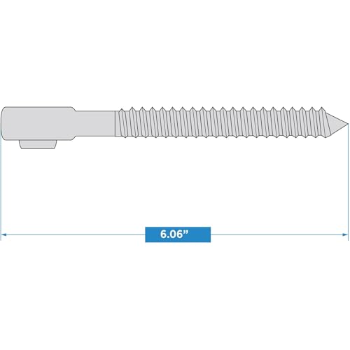 National Hardware N130-146 291BC Screw Hook in Zinc plated,5/8" x 5" - Image 4