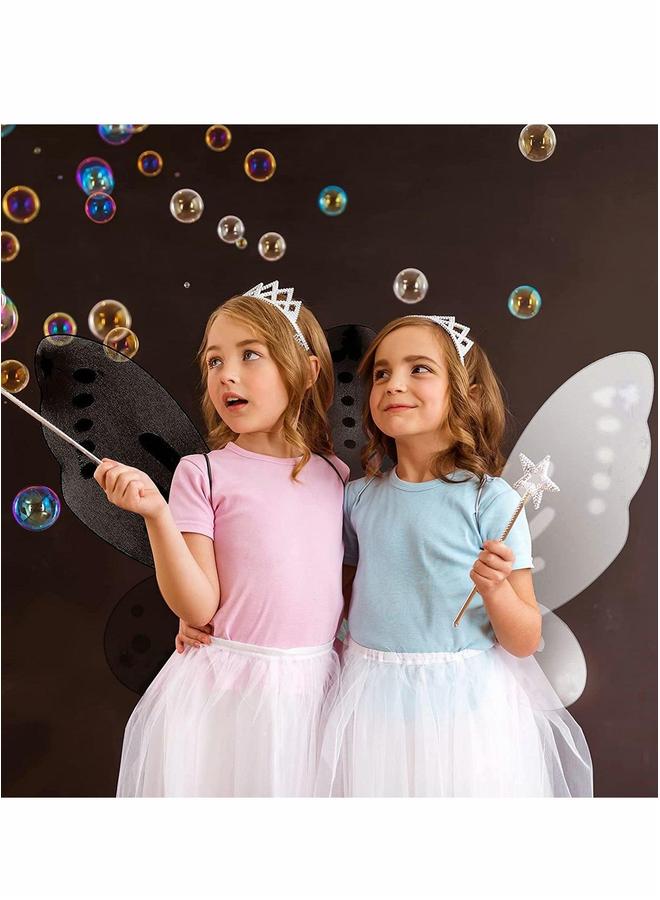erfly Fairy Wings 2 Pieces Wing Dress Up Costume Accessory for Kids Princess Birthday Party Makeup Play House Show - Image 5