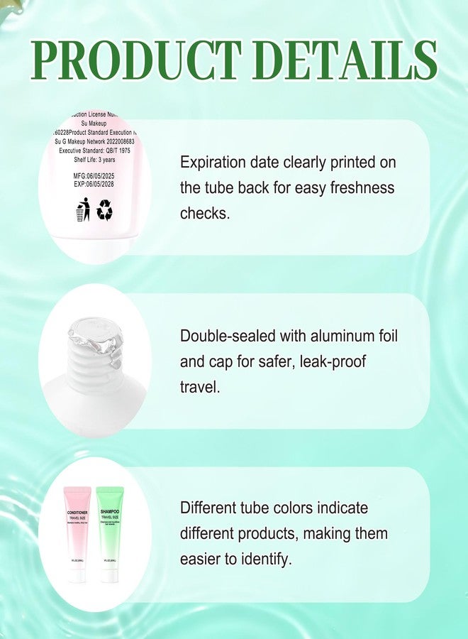 Kocpudu Travel Shampoo And Conditioner Bulk, 30ml Travel Size (100-PACK) - Image 5