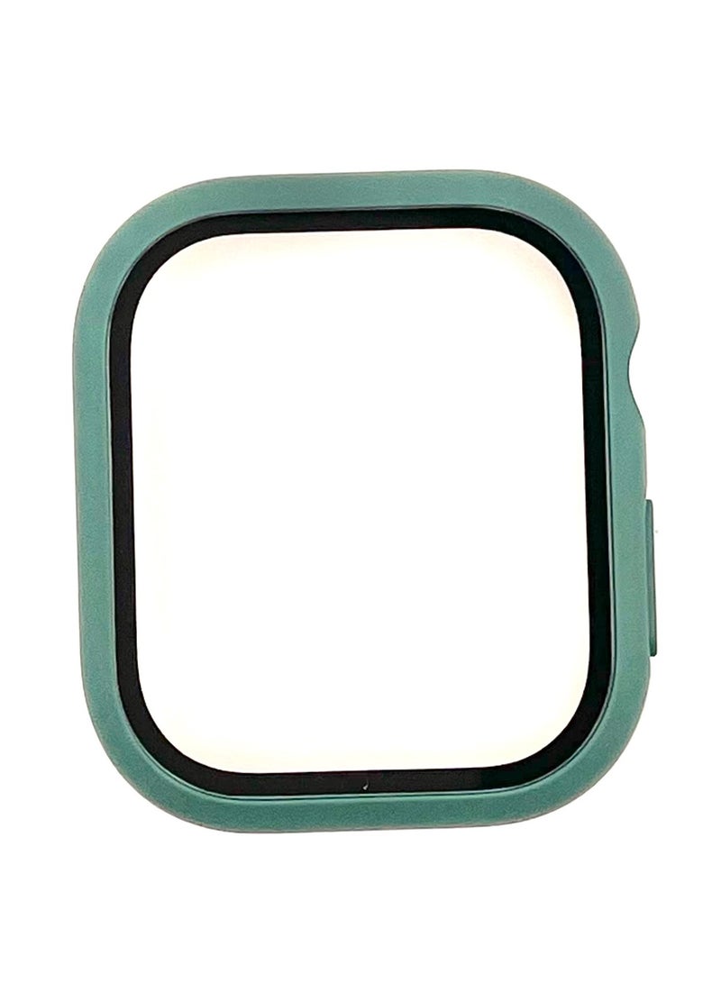 APPLE I WATCH CASE WITH GLASS S10 46 MM -DARK GREEN