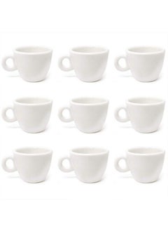 HONBAY 10Pcs White Plastic Dollhouse Mini Coffee Cup Tea Cup  - Image 2