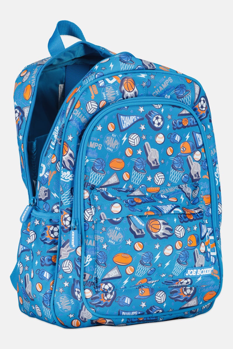 Joe Boxer حقيبة ظهر للأطفال الأولاد بطباعة جرافيك، متعددة الألوان - Image 3