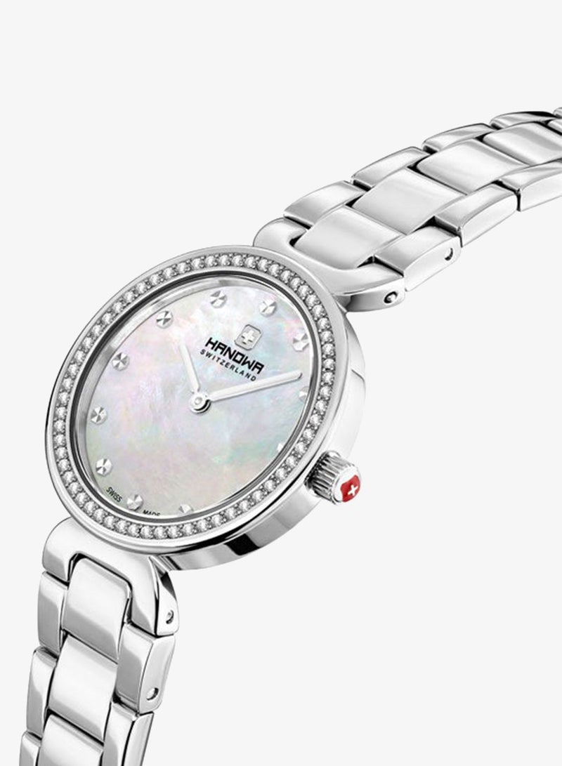 Hanowa Melide White Mother-of-pearl Dial Silver Stainless Steel Analog Watch for Women 31mm - Image 2