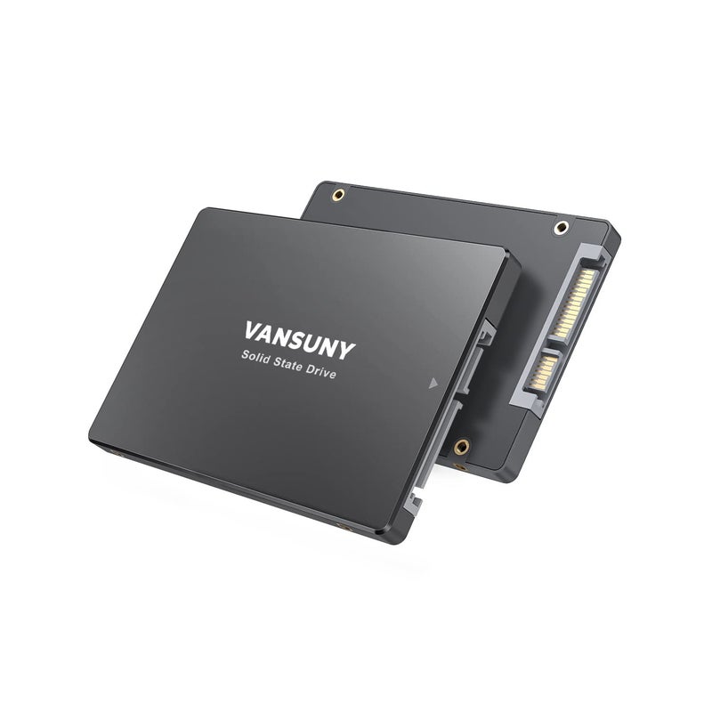 Vansuny 128GB SATA III SSD Internal Solid State Drive 2.5â€ Internal Drive Advanced 3D NAND Flash up to 450MB/s SSD Hard Drive for PC Laptop - Image 1