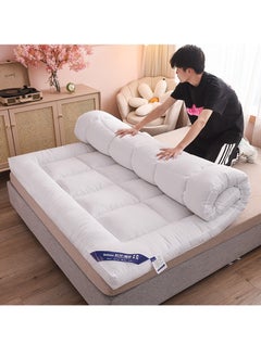 DubaiGallery Full Mattress Pad Cotton Quilted Fitted Cooling Mattress Topper with Soft Snow Down Alternative Fill Breathable Mattress Protector  - Image 4
