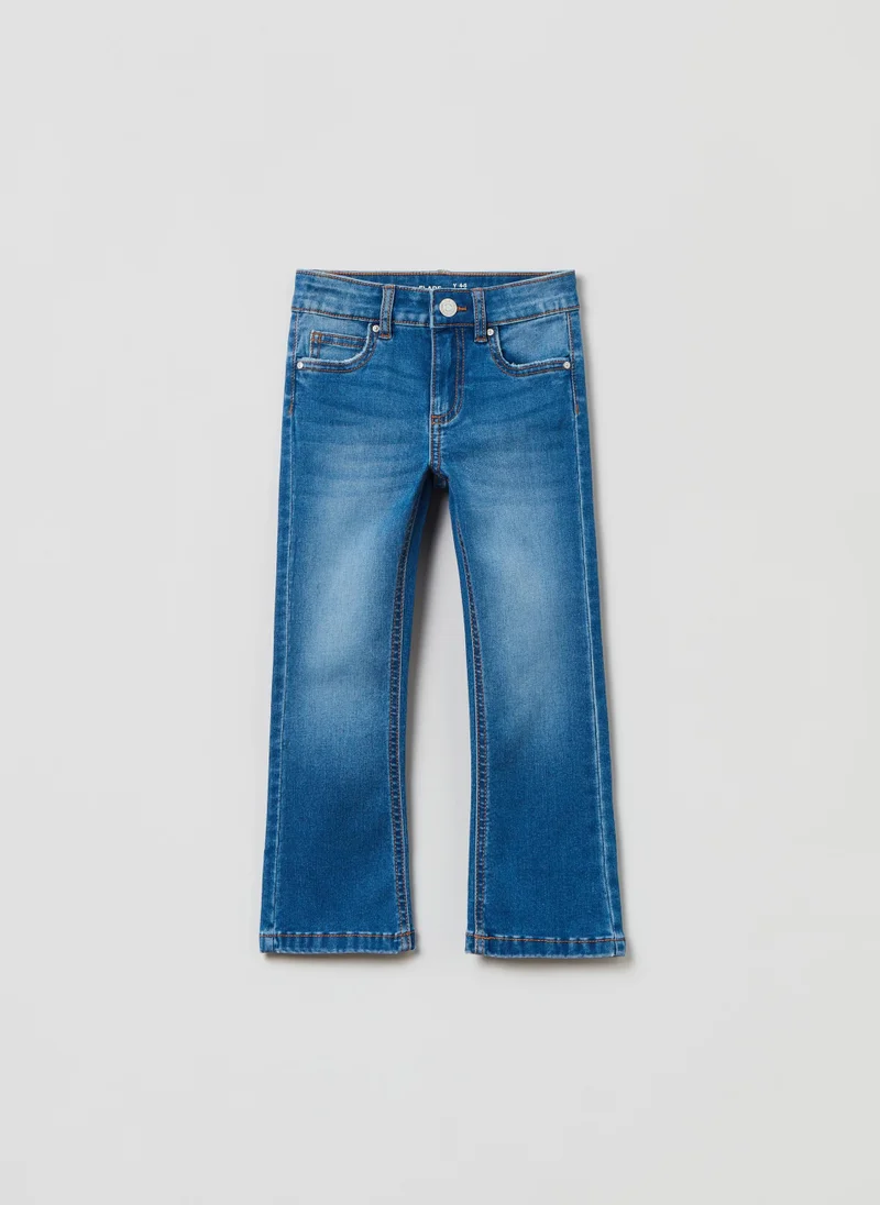 او في اس OVS Flare-Fit Jeans With Five Pockets