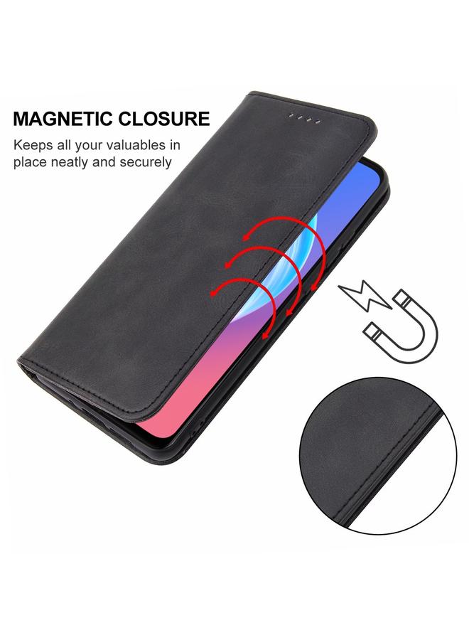 S-TOP Case For OPPO A73 Magnetic Closure Leather Phone Case - Image 5