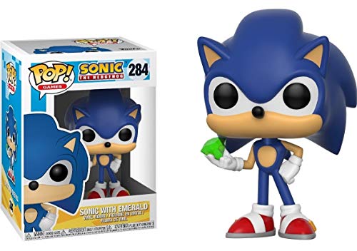Funko POP Funko Sonic The Hedgehog Sonic with Emerald Vinyl Figure Bundled with Compatible Box Protector Case - Image 5