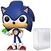 Funko POP Funko Sonic The Hedgehog Sonic with Emerald Vinyl Figure Bundled with Compatible Box Protector Case - Image 2