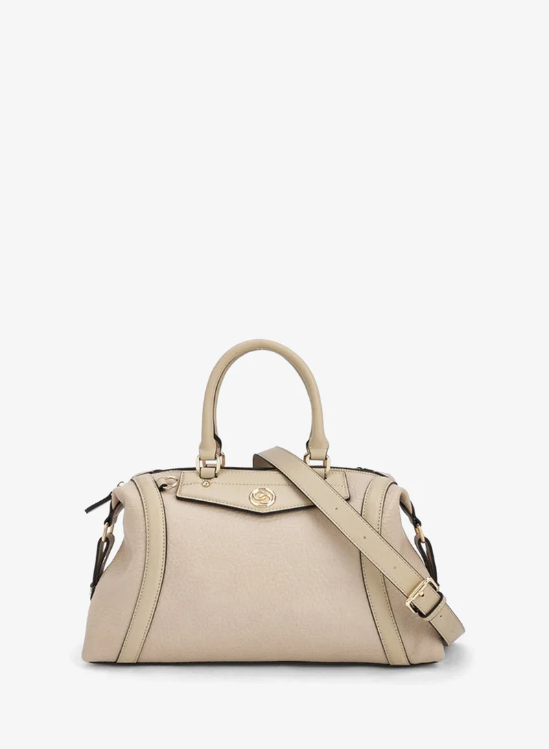 سيليست Monogram Embossed Tote Bag With Detachable Strap