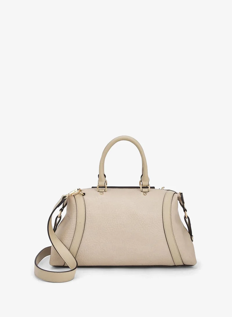 Celeste  Monogram Embossed Tote Bag With Detachable Strap for Women | Best Price UAE