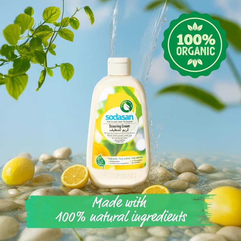 sodasan 100% Natural Citrus Scouring Cream 500ml - Image 4