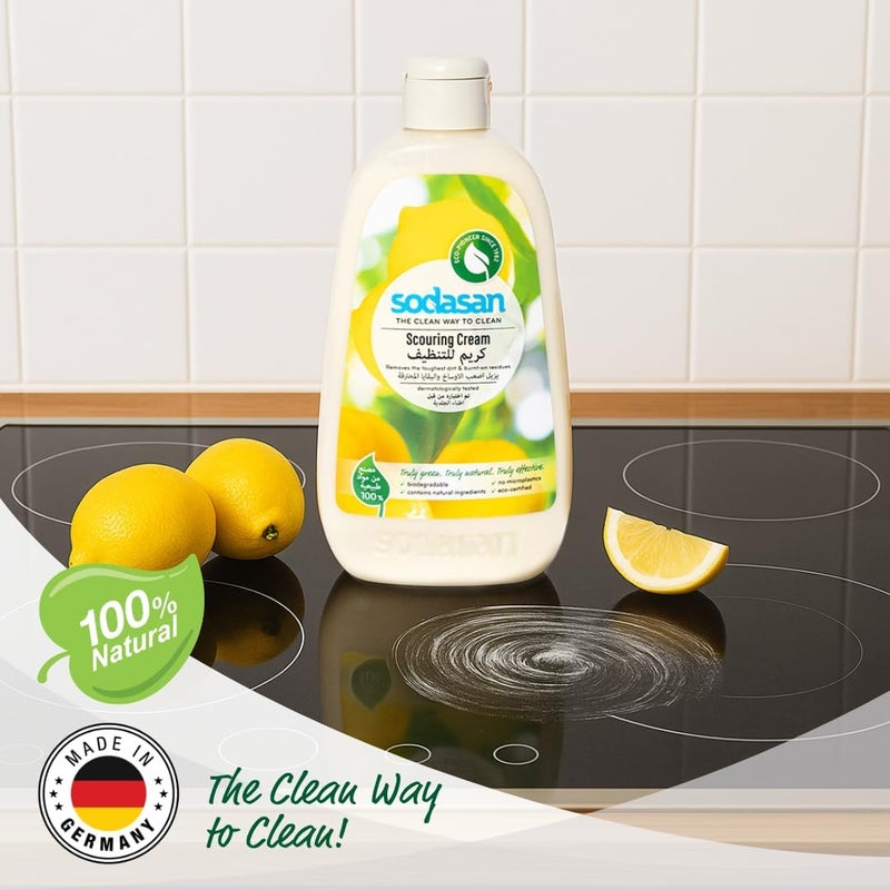 sodasan 100% Natural Citrus Scouring Cream 500ml - Image 2
