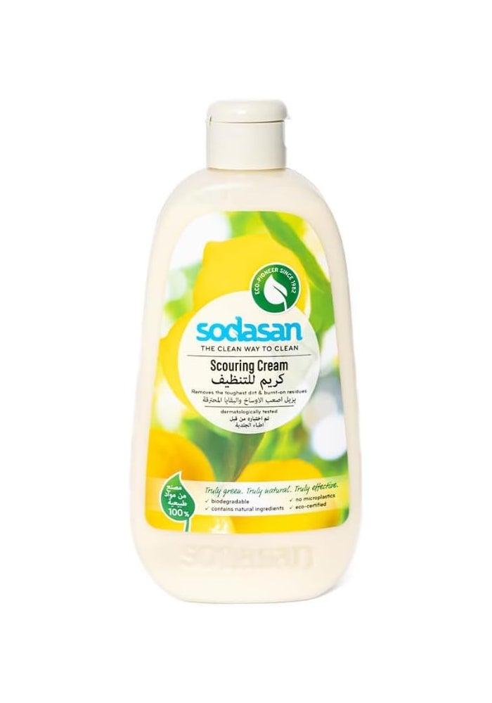sodasan 100% Natural Citrus Scouring Cream 500ml - Image 1