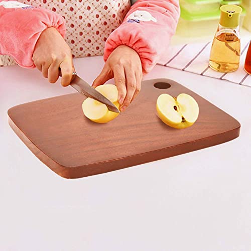 Zyntix Wooden Cutting Board for Kitchen, Wooden Chopping Board for Meat, Cheese and Bread, Chopping Board for Kitchen, Vegetables and Fruits, Chopping Board Wooden Round Corner - Image 2