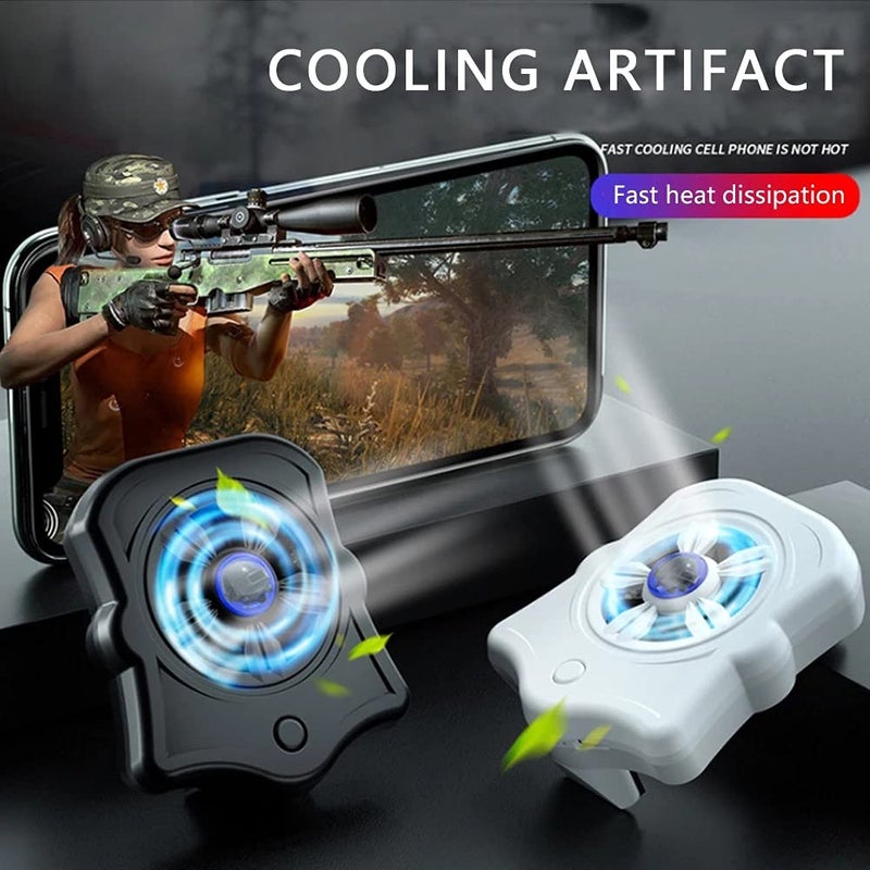 TEOYETTSF Mobile Phone Radiator Holder Cooling Pad Cooler Handphone Fan Holder Gaming Phone Cooler Fan - Image 5