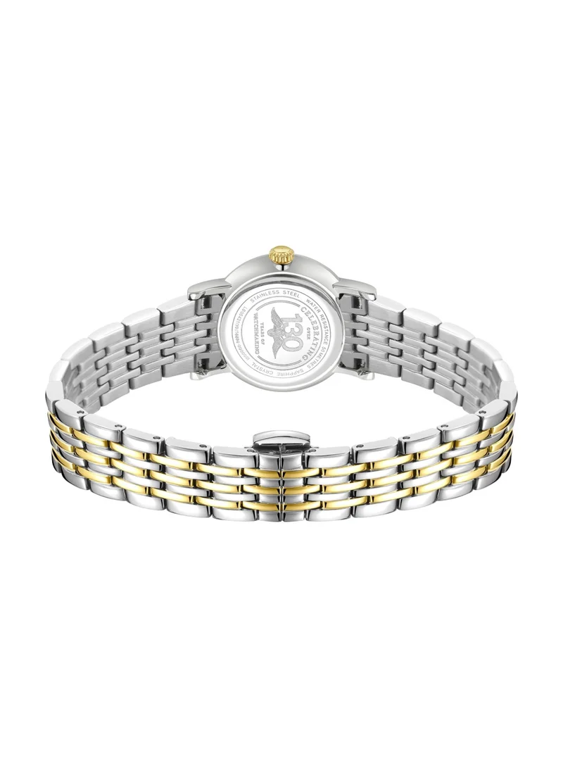 Rotary  Women's Heritage Analogue Watch, 27 mm, Silver Dial, Two-Tone Steel Bracelet for Women | Best Price UAE