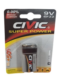 Civic Battery 6F22 9V for Household Items 