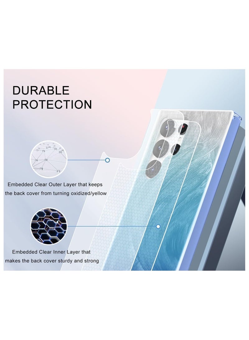 general Galaxy S24 Ultra Phone Case, Full Body Case, Slim Protective Case for Women Transparent Gradient, Anti-Scratch, Shock Absorption - Image 4