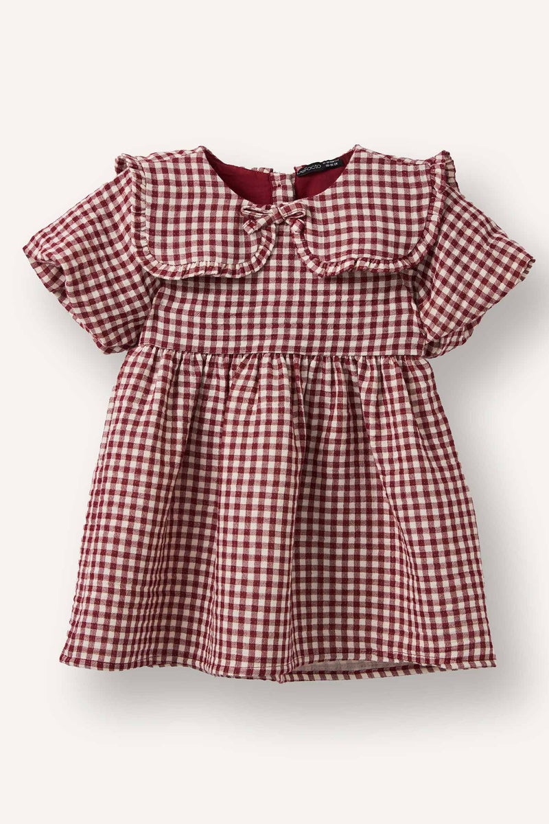DeFacto Red BabyGirl Baby Girl Muslin Dress Casual - Image 1